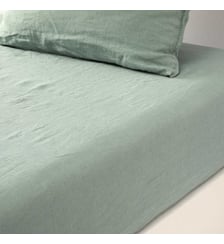Drap housse  en lin lavé Desforges