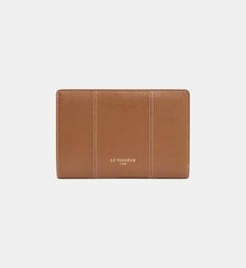 Portefeuille moyen modèle Marguerite en cuir grainé Le Tanneur
