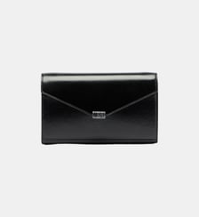Portefeuille en cuir brillant effet froissé Diesel