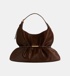 Sac SPHYNX Medium en cuir effet poulain Balmain