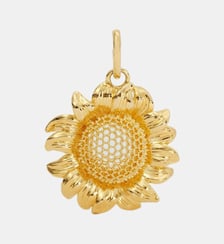 Pendentif fleur de tournesol dorée, Vitalité et Loyauté Les Néréides