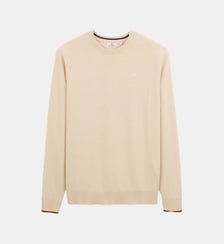 Pull avec col rond uni Serge Blanco