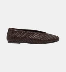 Ballerines en cuir tressé - ANGELE Pablo