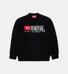 Pull ras du cou avec logo Diesel Kids