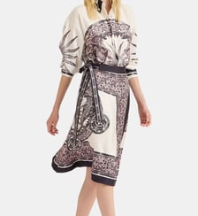 Jupe Pareo Midi Cobra Placée Grey La DoubleJ