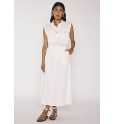 Jupe Midi Tressée En Coton Orchydee Maison 123