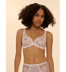 Soutien-gorge avec armature décolleté plongeant - Blanc Simone Pérèle