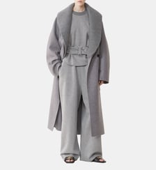 Manteau En Laine Cachemire Double Face Lanvin
