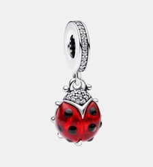 Charm Pendant Coccinelle Rouge Pandora
