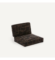 Coussins en jacquard imprimé, 62% laine AM.PM