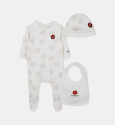 Ensemble pyjama, bonnet et bavoir Kenzo Kids
