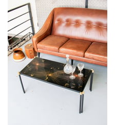 Table basse en verre Donna N°122- Produit chiné Debongout