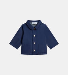 veste en denim à boutons pressions Agnès b.