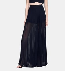 Pantalon large plissé Sandro