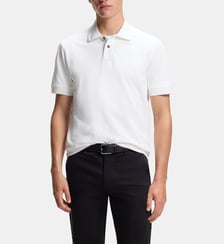 Polo slim modèle Prime piqué de coton spécial traitement BOSS