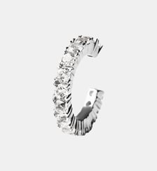 Boucle d’oreille en argent 925 avec topaze blanche Aristocrazy