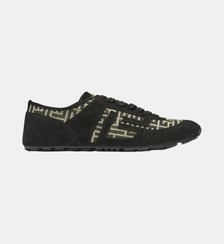 Baskets Racer 45 en jacquard monogramme Balmain