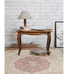 Elégante table d'appoint en bois Francine N°1521- Produit chiné Debongout