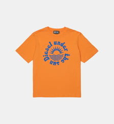 T-shirt avec logo sur la poitrine Diesel Kids