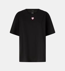 T-shirt avec broderie coeur Pinko