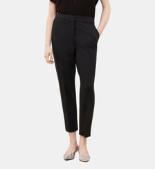 Pantalon psidiko6 - Motif uni - Coupe cigarette Caroll