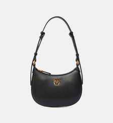Sac porté épaule baby half moon en cuir Pinko