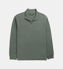 Sweatshirt droit en coton à col zip Alton Ave Rodd & Gunn
