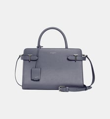 Sac à main moyen modèle Emilie en cuir grainé Le Tanneur