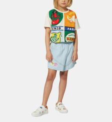 T-shirt avec imprimé placé Kenzo Kids