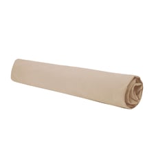 Drap housse en percale de coton lavé, DOUCEUR LAVÉE Blanc Cerise