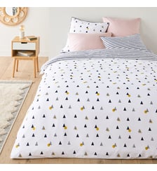 Housse de couette percale de coton La Redoute Interieurs