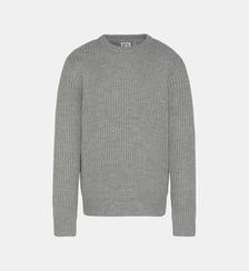 Pull col rond maille côtelé Schott