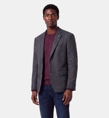 Blazer laine mélangée Serge Blanco