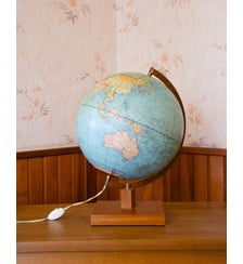 Lampe Globe vintage Julia N°998- Produit chiné Debongout