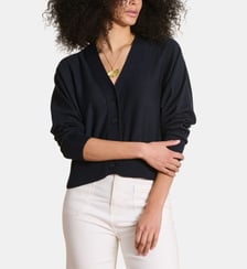 Gilet ample en maille fine La Fée Maraboutée