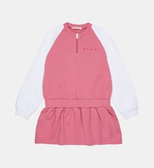 Robe en molleton avec logo Marni