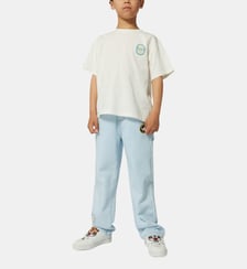 Jean avec imprimés siglés Kenzo Kids