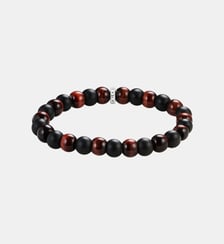 Bracelets obsidienne et œil de tigre rouge Thomas Sabo