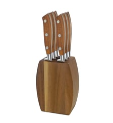 Bloc 6 couteaux steak Sabatier Trompette