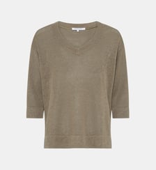 Pull V ample en lin - LYLOU Gerard Darel