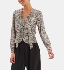 Top Emeline imprimé fleuri Ines de la Fressange Paris