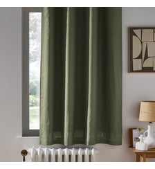 Rideau radiateur occultant lin lavé Onega La Redoute Interieurs