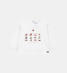 T-shirt - Cerise coton imprimé gâteaux Tartine Et Chocolat
