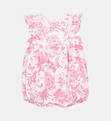 Combinaison courte -  coton imprimé inspiration toile de jouy Tartine Et Chocolat