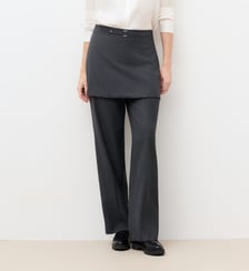 Pantalon penelly - Motif uni - Laine rws - Coupe droite Caroll
