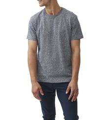T-Shirt slim en coton et lin manches courtes Fairfield Rodd & Gunn