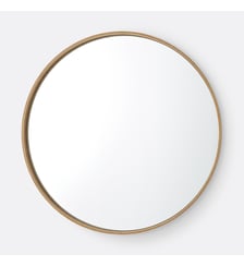 Miroir rond plaqué chêne Ø100 cm La Redoute Interieurs