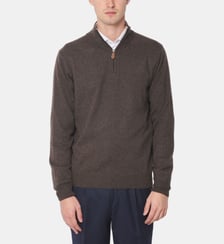 Pull zippé 100% cachemire Mushroom Atelier Privé