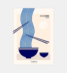 Poster   Nordic + Japanese Design II - Japandi - PSTR Studio Poster & Frame