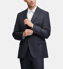Veste de costume en laine regular Duncan - AMF Digel